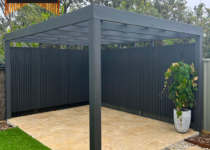 Black flats pergola