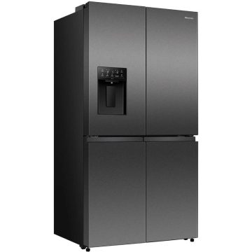 Hisense HRCD640TBW 640L French Door Fridge (Dark Stainless Steel)